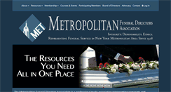 Desktop Screenshot of metfda.org